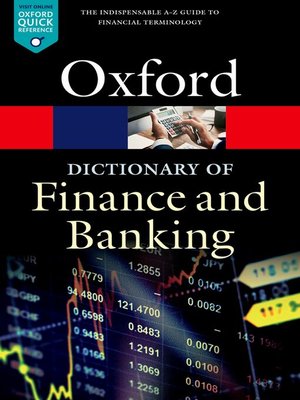 cover image of A Dictionary of Finance and Banking